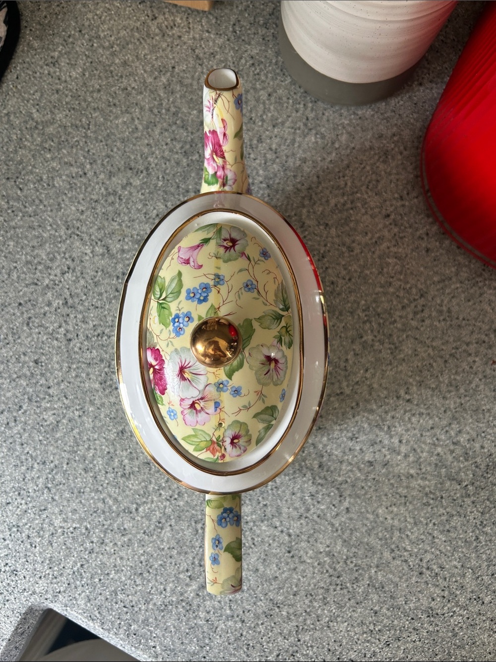 Regal Fine Bone China Teapot Yellow - Picture 6 of 7